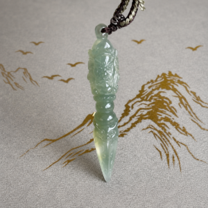 翡翠金刚降魔杵吊坠